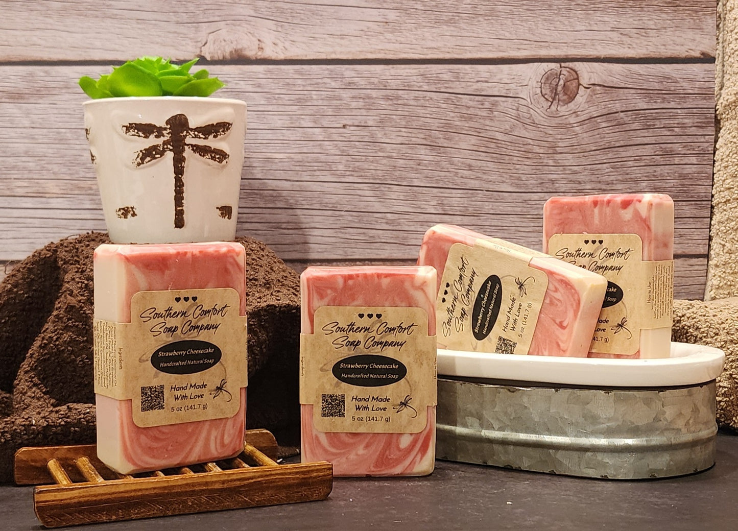 Strawberry Cheesecake Artisan Soap Bar