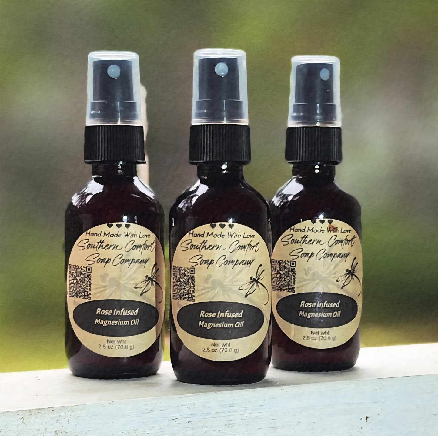 Rose Magnesium Oil Small 2.5 oz.