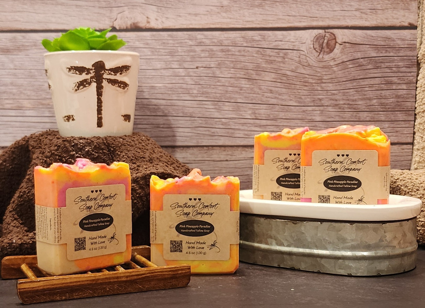 Pink Pineapple Paradise (Grassfed Tallow And Goat Milk Soap)