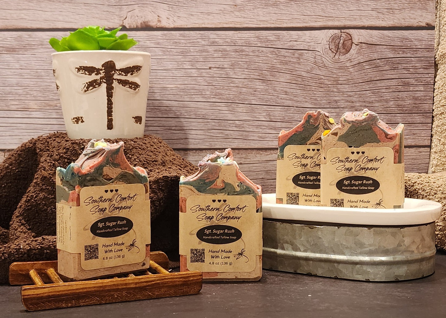 Sgt. Sugar Rush (Grassfed Tallow and Goat Milk Soap)