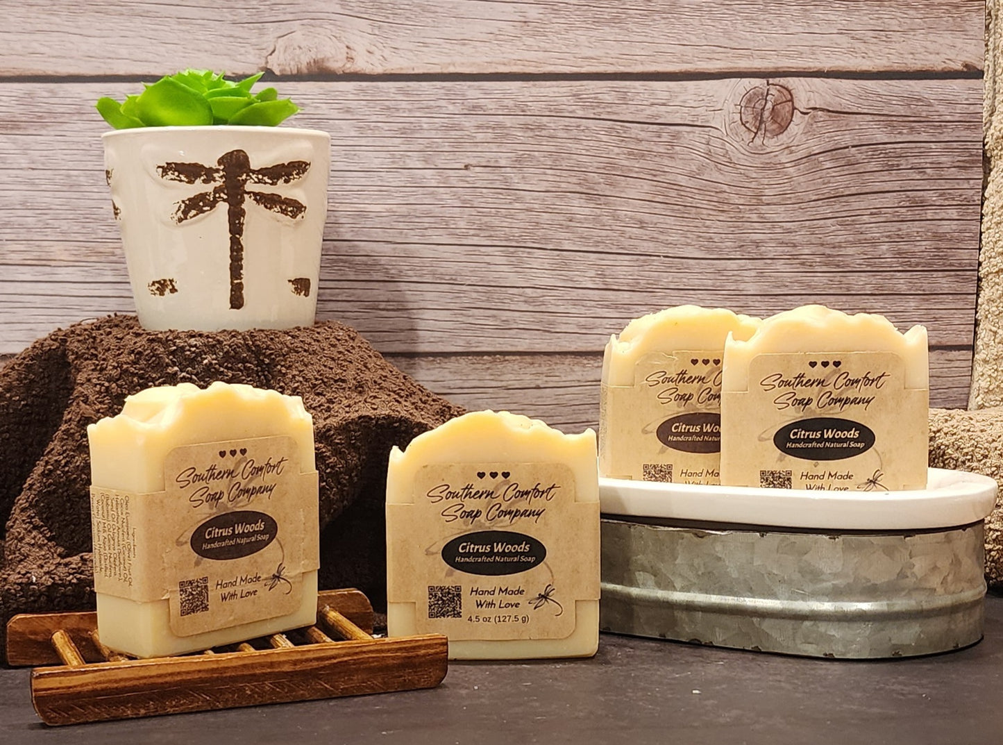 Citrus Woods Artisan Soap Bar