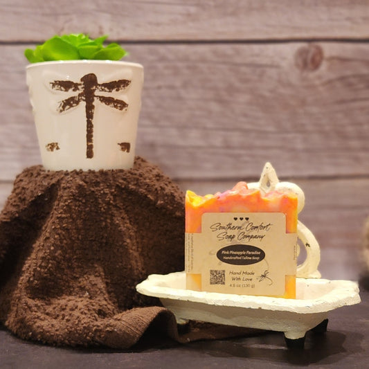 Pink Pineapple Paradise (Grassfed Tallow And Goat Milk Soap)