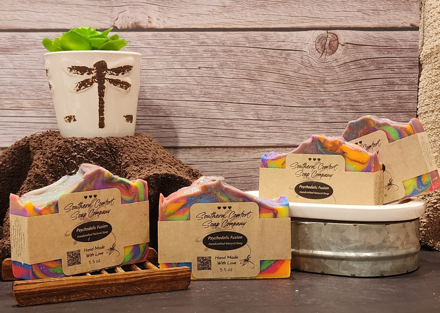 Psychedelic Fusion Artisan Soap Bar