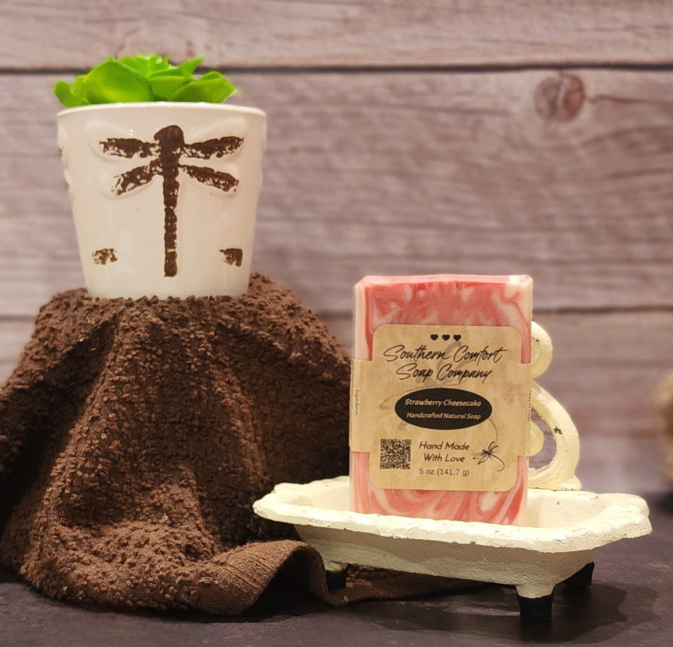 Strawberry Cheesecake Artisan Soap Bar