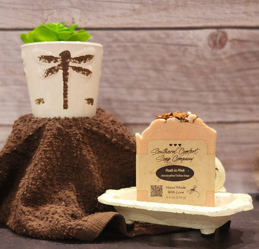 Posh in Pink (Grassfed Tallow And Goat Milk Soap)